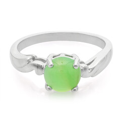 Imperial Chrysoprase Silver Ring
