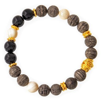 Mammoth Ivory Silver Bracelet (dagen)