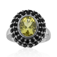 Ouro Verde Quartz Silver Ring