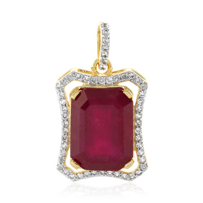 Madagascar Ruby Silver Pendant