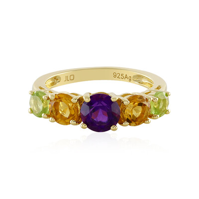 Zambian Amethyst Silver Ring