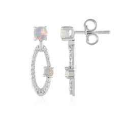 Welo Opal Silver Earrings