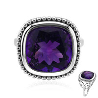 Moroccan Amethyst Silver Ring