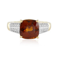 14K Hessonite Garnet Gold Ring (SUHANA)