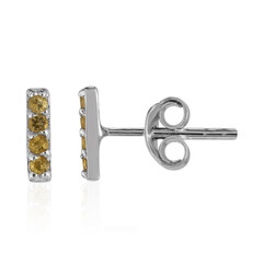 Citrine Silver Earrings