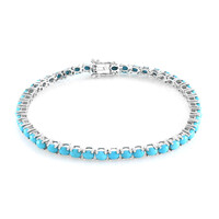 Sleeping Beauty Turquoise Silver Bracelet
