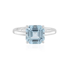 Sky Blue Topaz Silver Ring