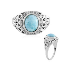 Larimar Silver Ring