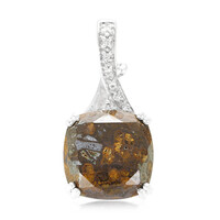 Dinosaur Bone Silver Pendant