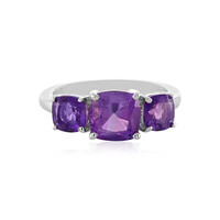 Siberian Amethyst Silver Ring