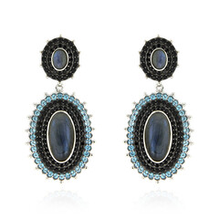 Labradorite Silver Earrings (Dallas Prince Designs)
