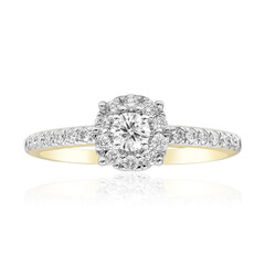 9K SI1 (G) Diamond Gold Ring