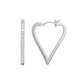 Zircon Silver Earrings (Adela Silber)