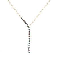 Mystic Hematite Silver Necklace