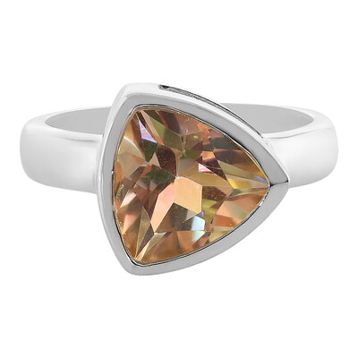 Luna Quartz Silver Ring