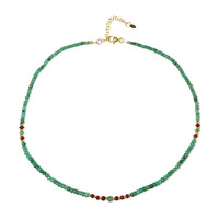 Zambian Emerald Silver Necklace