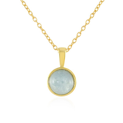 Aquamarine Silver Necklace