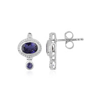 Iolite Silver Earrings