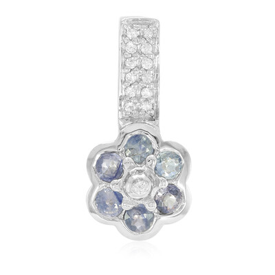 Tanzanian Sapphire Silver Pendant