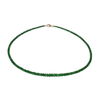 9K Tsavorite Gold Necklace