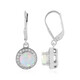Welo Opal Silver Earrings