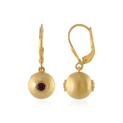 Rhodolite Silver Earrings (MONOSONO COLLECTION)