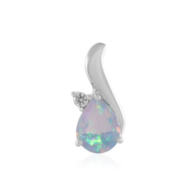 Welo Opal Silver Pendant