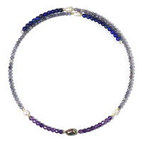 Black Freshwater Pearl Steel Choker (Riya)