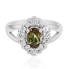 Andalusite Silver Ring