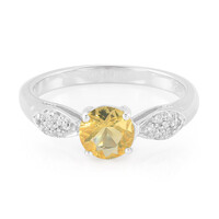 Fire Opal Silver Ring