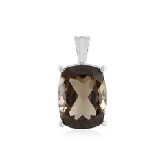 Smoky Quartz Silver Pendant