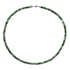 Ruby in Zoisite Silver Necklace