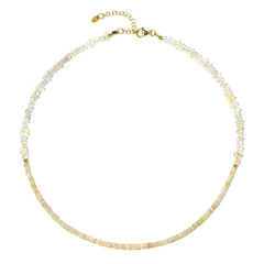 Welo Opal Silver Necklace