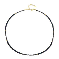 Black Diamond Silver Necklace