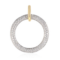 14K SI1 (G) Diamond Gold Pendant
