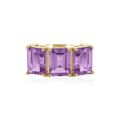 Rose de France Amethyst Silver Ring