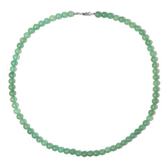 Green Aventurine Silver Necklace