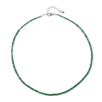 Socoto Emerald Silver Necklace