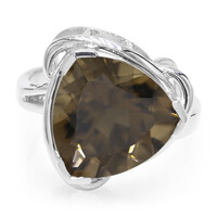 Smoky Quartz Silver Ring