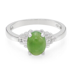 Imperial Chrysoprase Silver Ring