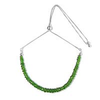 Russian Diopside Silver Bracelet