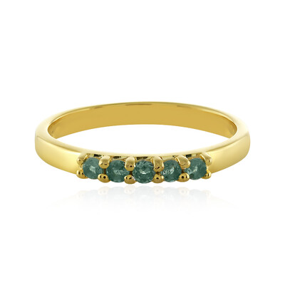 Indicolite Silver Ring