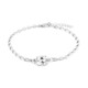 White Topaz Silver Bracelet
