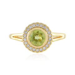 Sphene Silver Ring