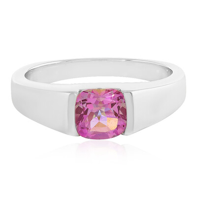 Anniversary Topaz Silver Ring