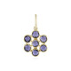 9K Iolite Gold Pendant