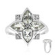 Green Amethyst Silver Ring (Remy Rotenier)