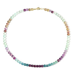 Fluorite Silver Necklace