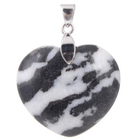 Zebra Jasper Silver Pendant