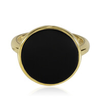Black Onyx Silver Ring
